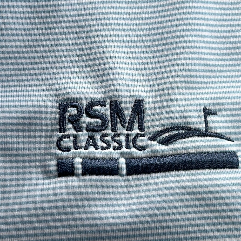 Peter Millar Summer Comfort polo golf shirt. RSM Classic logo. Size Large. - Picture 3 of 11